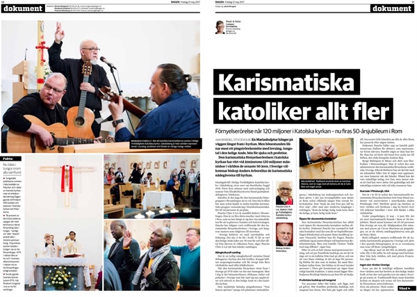 Biskop Anders: Karismatiska förnyelsen en nådegåva till hela Kyrkan.